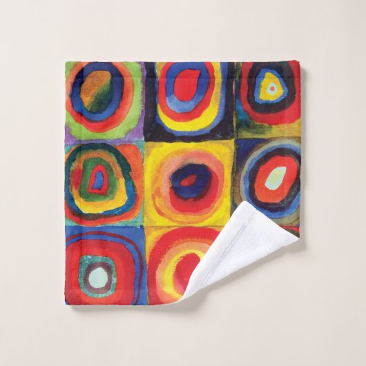 Étude de couleur par Wassily Kandinsky (Gant de toilette)