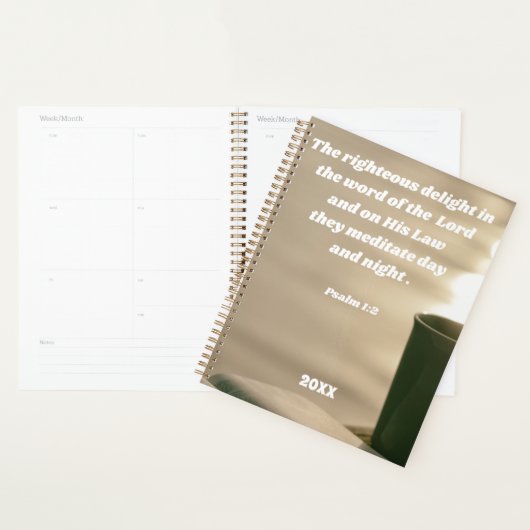 Étude de la Bible Psaume 1 Écriture Verse (Devant avec enveloppe)