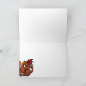 Étude de la carte de voeux de dragon de Ways~ (Intérieur)