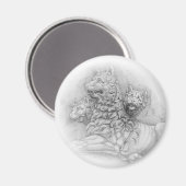 Étude de la statue de Lion - Pierre Jacques magnet (Recto/Verso)