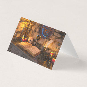 Étude de magicien de fantasy médiévale