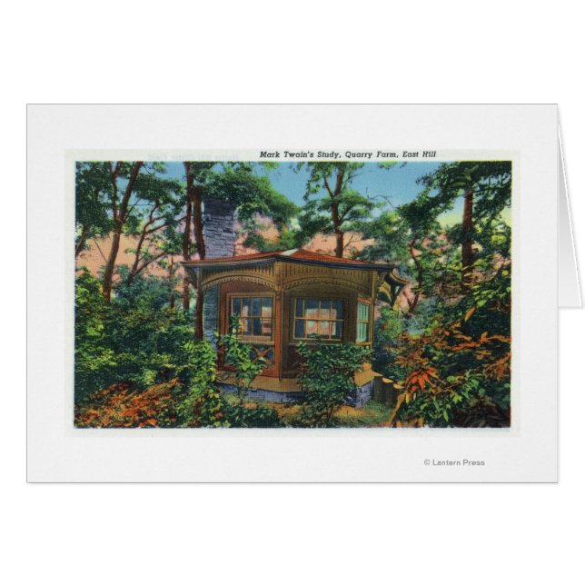 Étude de Mark Twain à Quarry Farm, East Hill (Devant horizontal)