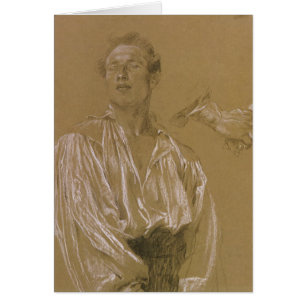 Étude de portrait d'un homme dans une chemise