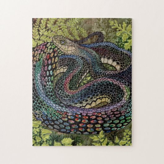 Étude du serpent jardinier au-delà du puzzle de la (Vertical)