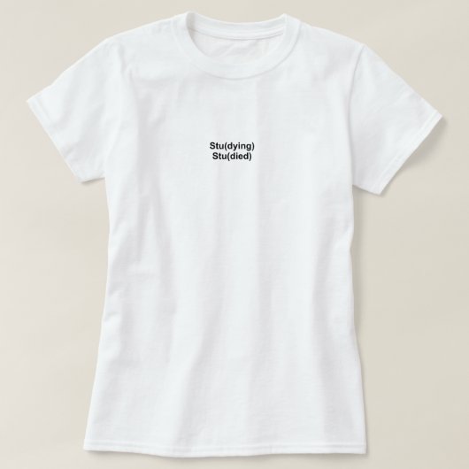 Étude du T-shirt étudié (Design devant)