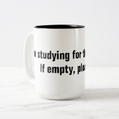 Étude pour la tasse d'examen de CPA (Devant gauche)