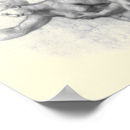 Étude pour les 3 Graces - Poster Raphael (Coin)