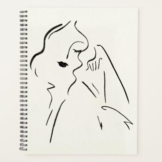 Étude simple - Croquis d'une dame (Devant)