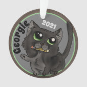 Étude utile Chat Ornament personnalisé (devant)