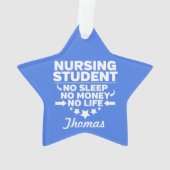 Étudiant du Collège de soins infirmiers Aucune vie (dos)