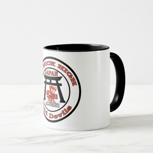 Étudiant du Yo-Hi Kinnick High Red Devils Mug (Devant droit)