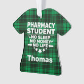 Étudiant en pharmacie Pas de sommeil Argent Vie Ve (devant)