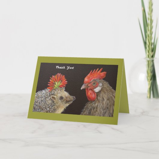 Étudiant et mentor, carte Merci ! (Devant)