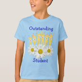 Étudiant exceptionnel - T-shirt Daisy Blooms (Devant)
