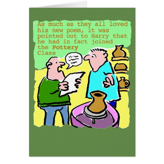 Étudiant mûr lit un poème dans la classe de poteri (Devant)