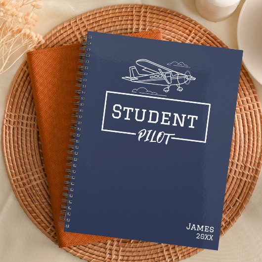 Étudiant Pilote Cessna Nuages d'avion Nom personna