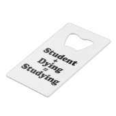 Étudiant Plus Mort Égal Étudier (Dos Angle)