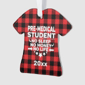 Étudiant pré-Médicale Pas de sommeil Argent Vie Ro (devant)