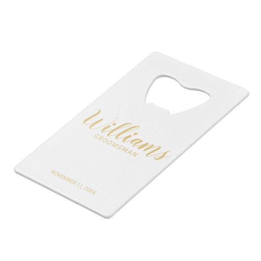 Étudiants personnalisés en or de script moderne (Devant Angle)