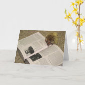 Étudier la carte d'études de hérisson (Fleur jaune)