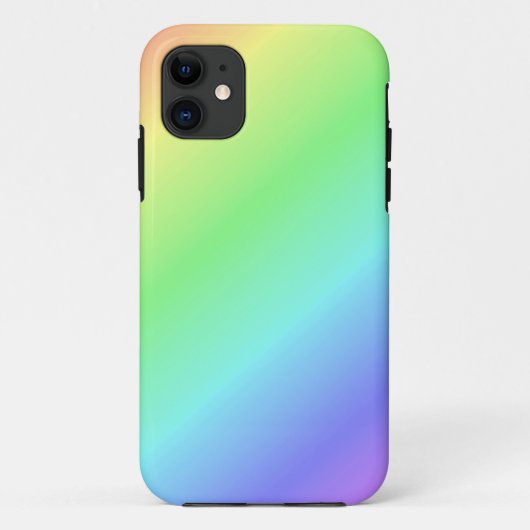 Étui abstrait "Baiser de l'arc-en-ciel" pour iPhon (Dos)