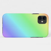 Étui abstrait "Baiser de l'arc-en-ciel" pour iPhon (Dos (Horizontal))