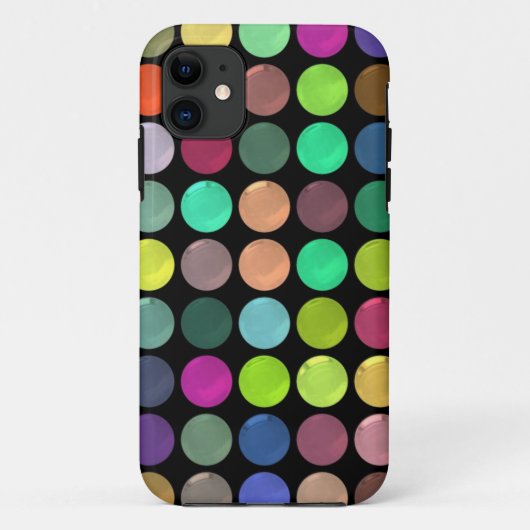 Étui abstrait couleur pour iPhone (Dos)