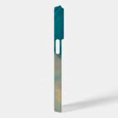 Étui abstrait en marbre d'ocaen pour iPhone 14 Pro (Verso / Droite)