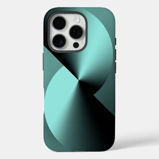 Étui abstrait géométrique pour iPhone 16 Pro (Verso)