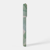 Étui abstrait pour iPhone - Tourbillon vert doux (Côté droit)