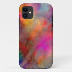 Étui abstrait "Tout mon amour" pour iPhone