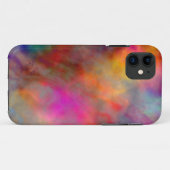 Étui abstrait "Tout mon amour" pour iPhone (Dos (Horizontal))