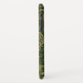 Étui Antique Vert et Or pour iPhone XR (Dos/Gauche)