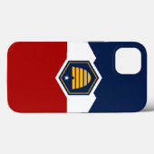 Étui Apple Case-Mate patriotique, drapeau de l'Uta (Verso (horizontal))