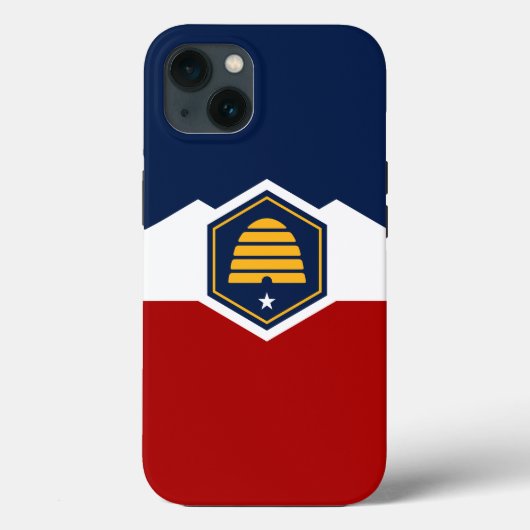 Étui Apple Case-Mate patriotique, drapeau de l'Uta (Verso)
