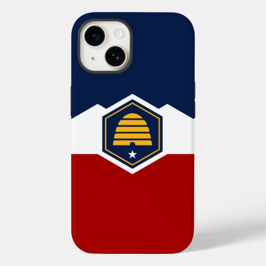 Étui Apple Case-Mate patriotique, drapeau de l'Uta (Verso)