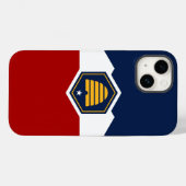 Étui Apple Case-Mate patriotique, drapeau de l'Uta (Verso (horizontal))