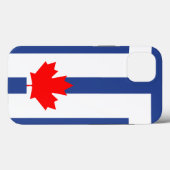 Étui Apple Case-Mate patriotique, drapeau de Toron (Verso (horizontal))