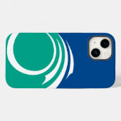 Étui Apple Case-Mate patriotique, Drapeau d'Ottawa (Verso (horizontal))