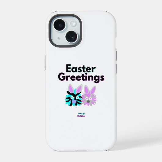 Étui Apple iPhone 15 Bunny Fuzzies (Verso)