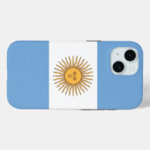 Étui Apple iPhone 15 Case-Mate avec le drapeau de (Verso (horizontal))