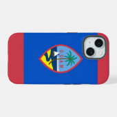 Étui Apple iPhone 15 Case-Mate drapeau de Guam (Verso Horizontal)