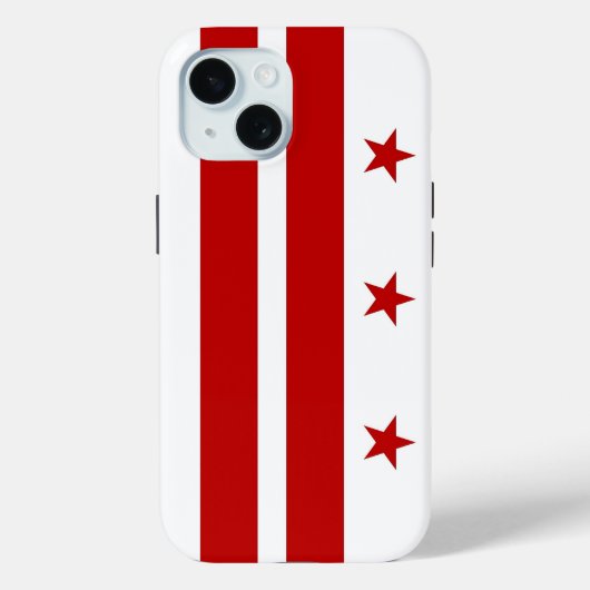 Étui Apple iPhone 15 Case-Mate, drapeau de Washing (Verso)