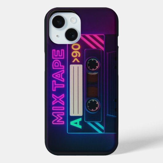 Étui Apple iPhone 15 Mix Tape (Verso)