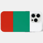 Étui Apple iPhone 15 Pro Max, drapeau de Bulgarie (Verso (horizontal))