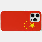 Étui Apple iPhone 15 Pro Max, drapeau de la Chine (Verso (horizontal))