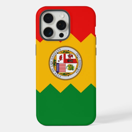 Étui Apple iPhone 15 Pro Max, drapeau de Los Angel (Verso)