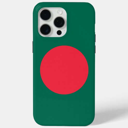 Étui Apple iPhone 15 Pro Max, drapeau du Banglades (Verso)