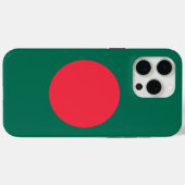 Étui Apple iPhone 15 Pro Max, drapeau du Banglades (Verso (horizontal))