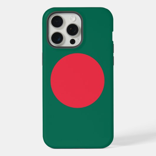 Étui Apple iPhone 15 Pro Max, drapeau du Banglades (Verso)